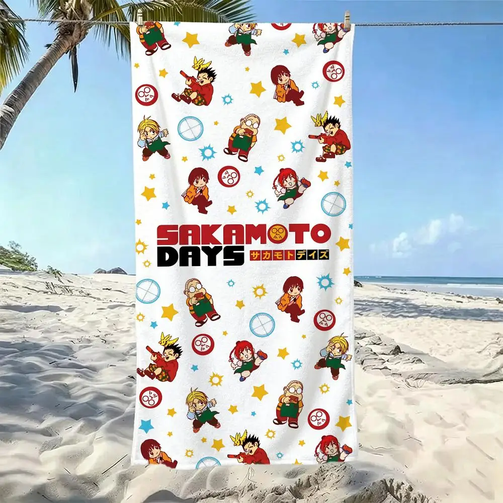 Cool-Sakamoto DaysS Towel Five-Star Hotel Quality Eco-Friendly Ultra Soft Thick Towels & Beach Towels