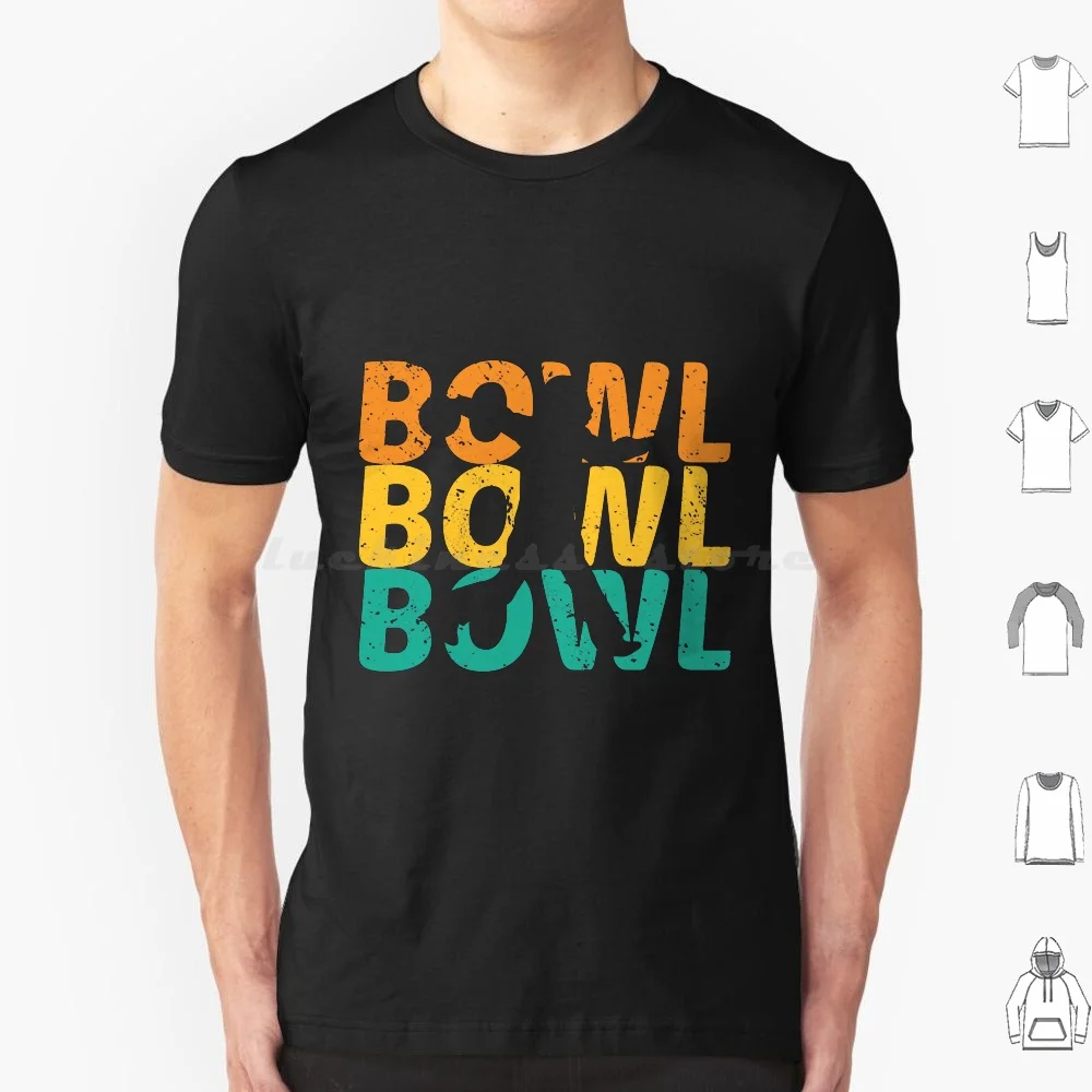 Bowl Retro Bowling Vintage Bowler T Shirt Cotton Men Women DIY Print Man Love Bowl Vintage Bowler Bowling Man Bowling Love
