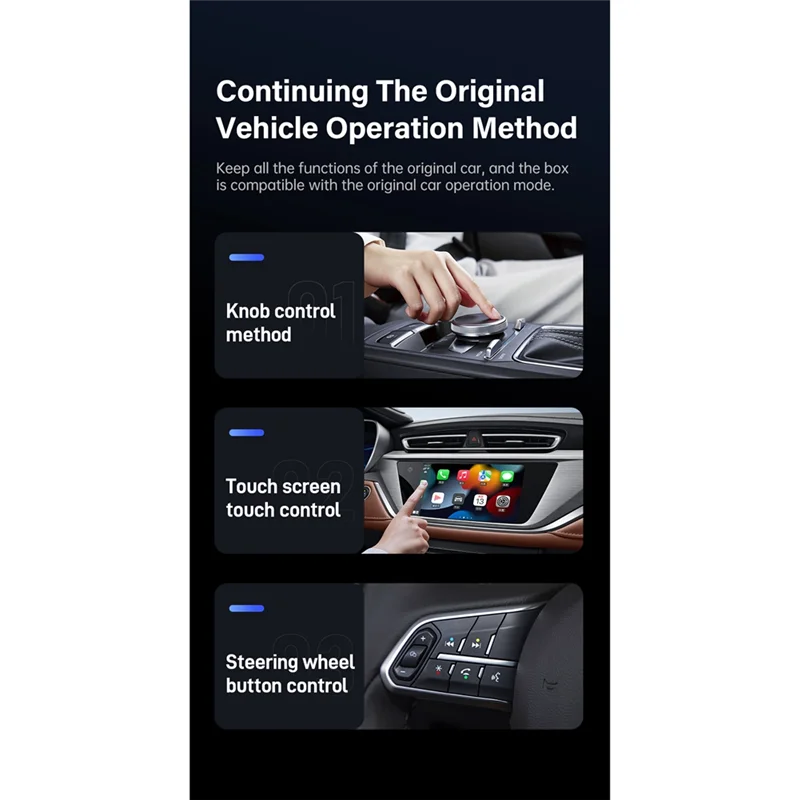 محول Carplay اللاسلكي يحول Carplay السلكي إلى محول Carplay اللاسلكي لهاتف Iphone IOS 10+ وAndroid Auto-POS