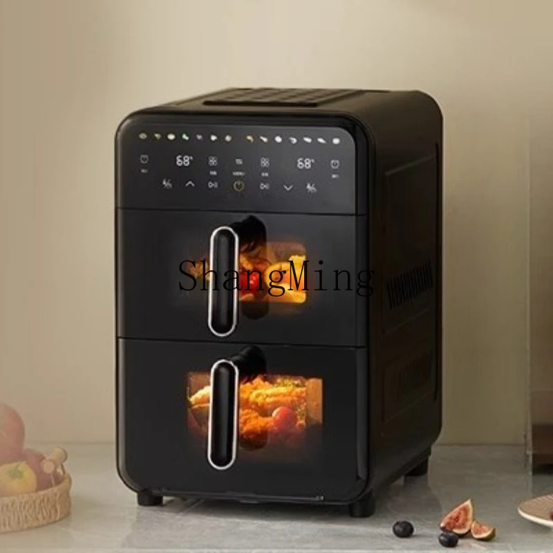 

ZYY All Metal Cavity Air Fryer Cooking Machine Upper and Lower Double Heat Source Multifunctional Electric Oven