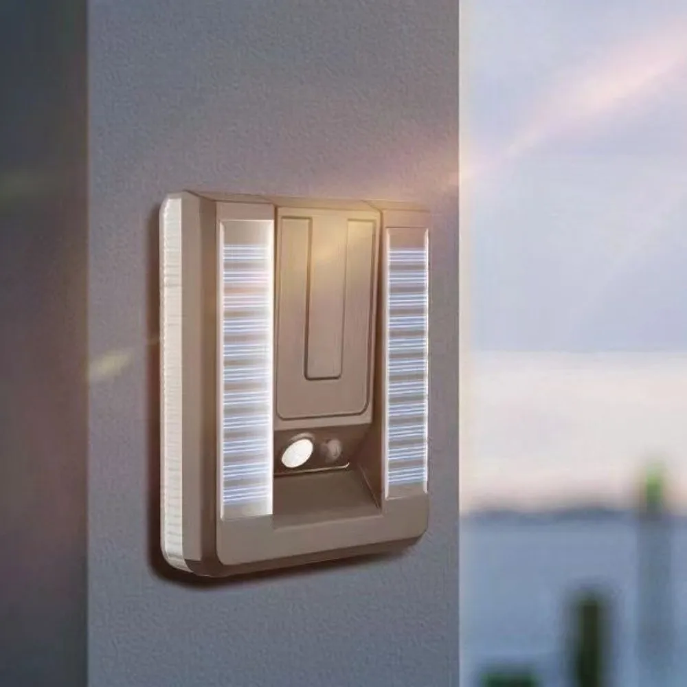 Commercial Outdoor Floodlight Wall Light with Motion Sensor 3 Lighting Modes Foldable Solar Light Solar Panel Low Voltage
