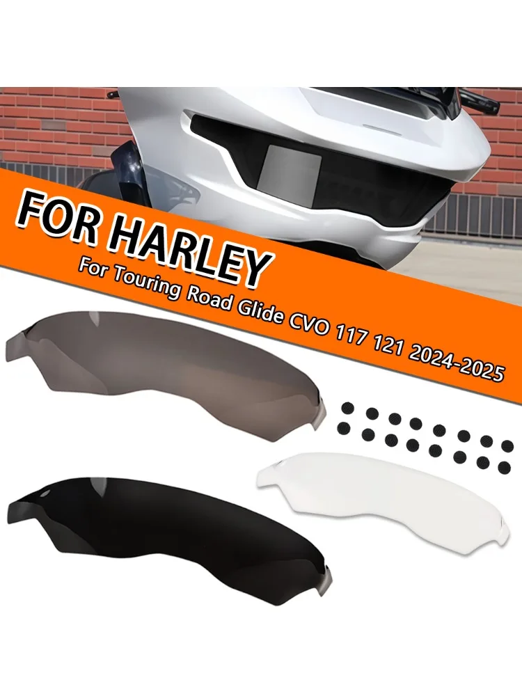 Scheinwerferabdeckung, Scheinwerferschutz, Verkleidung für Harley CVO Road Glide ST 117 121 FLTRXSE 2023–2025, Motorradzubehör