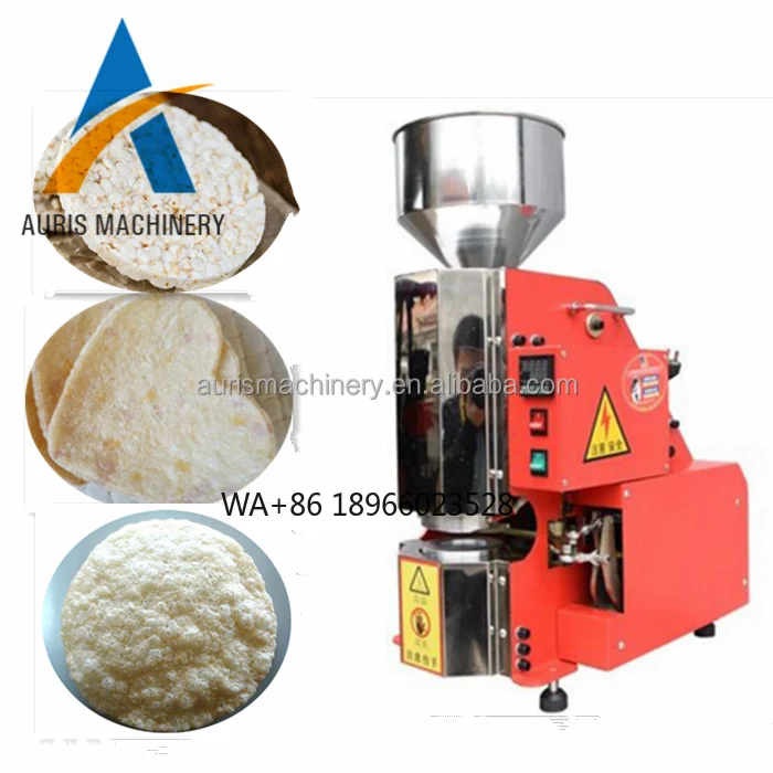 Máquina para hacer aperitivos Pop de bajo calorías, máquina para hacer saltar maíz Pop coreano, máquina para pelar pasteles de arroz