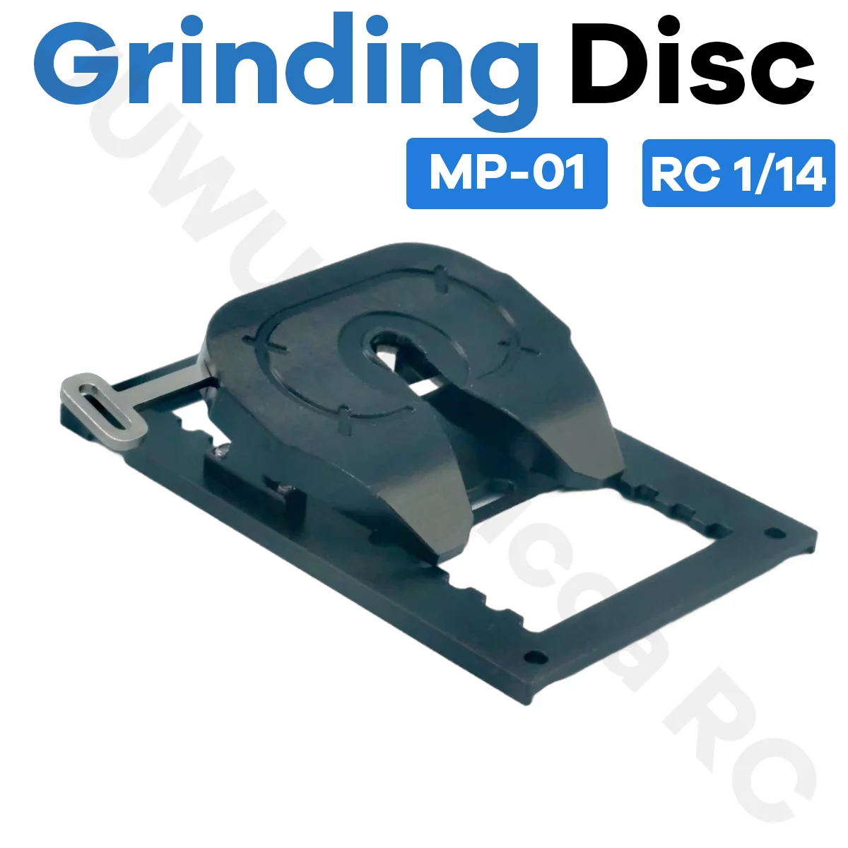 Grinding Disc Metal Width 65mm Length 98mm For 1/14 Tamiyaa RC Dump/Military Truck Tractor MODO Toy Model Accessories