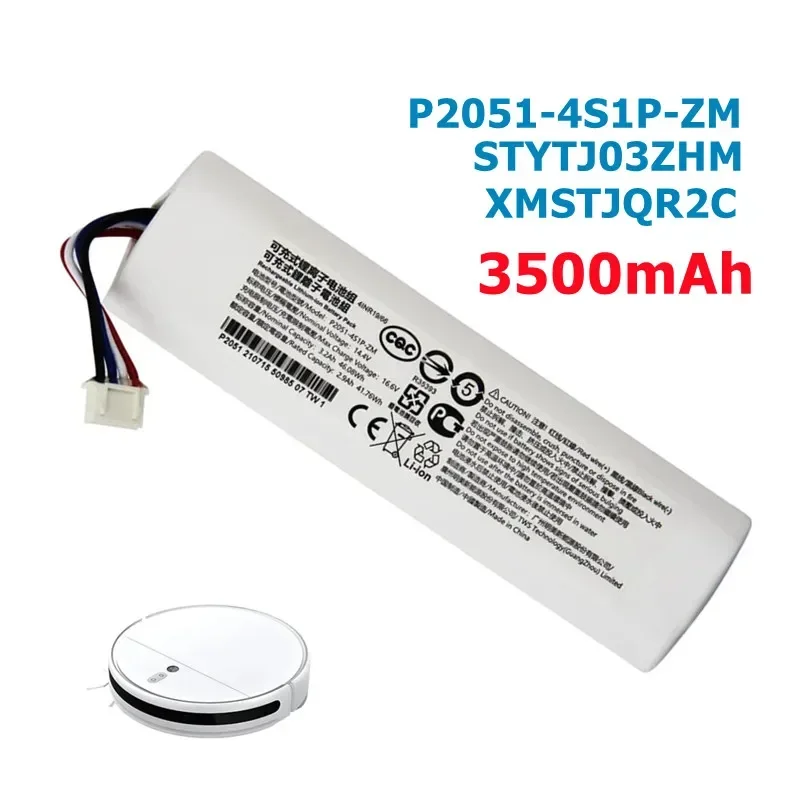 

14.4V 3500mAh Li-ion Replacement Battery For Xiaomi Mi Robot Vacuum Mop 2C XMSTJQR2C / STYTJ03ZHM / P2051-4S1P-ZM Battery Pack