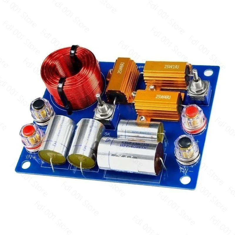 High End Crossover Network 1 Way Adjustable Super Tweeter for HiFi Home Speakers