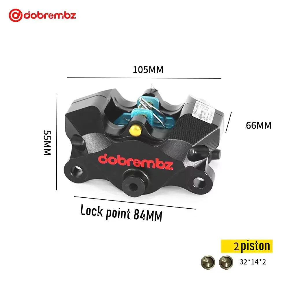 العالمي للدراجات النارية 84 مللي متر CNC الألومنيوم 2 مكبس قرص فرامل الفرجار لهوندا كاواساكي ياماها RSZ JOG NIU سكوتر الترابية دراجة الطرق غير الممهدة #5