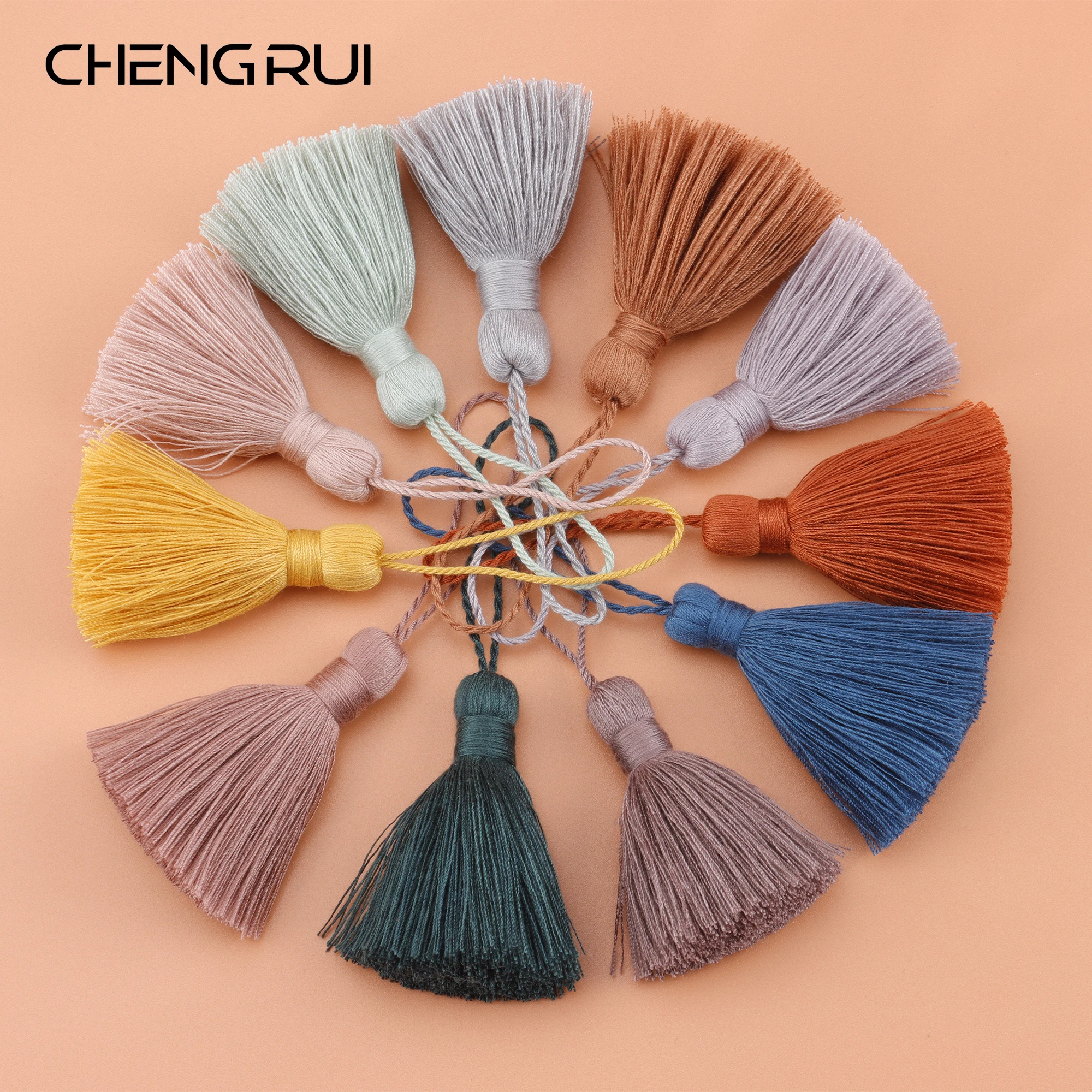 CHENGRUI L236,13.5cm,tassel,cotton fringe,craft tassels,fringe for curtain,tassels for jewelry diy,fringe curtain,4pcs/bag