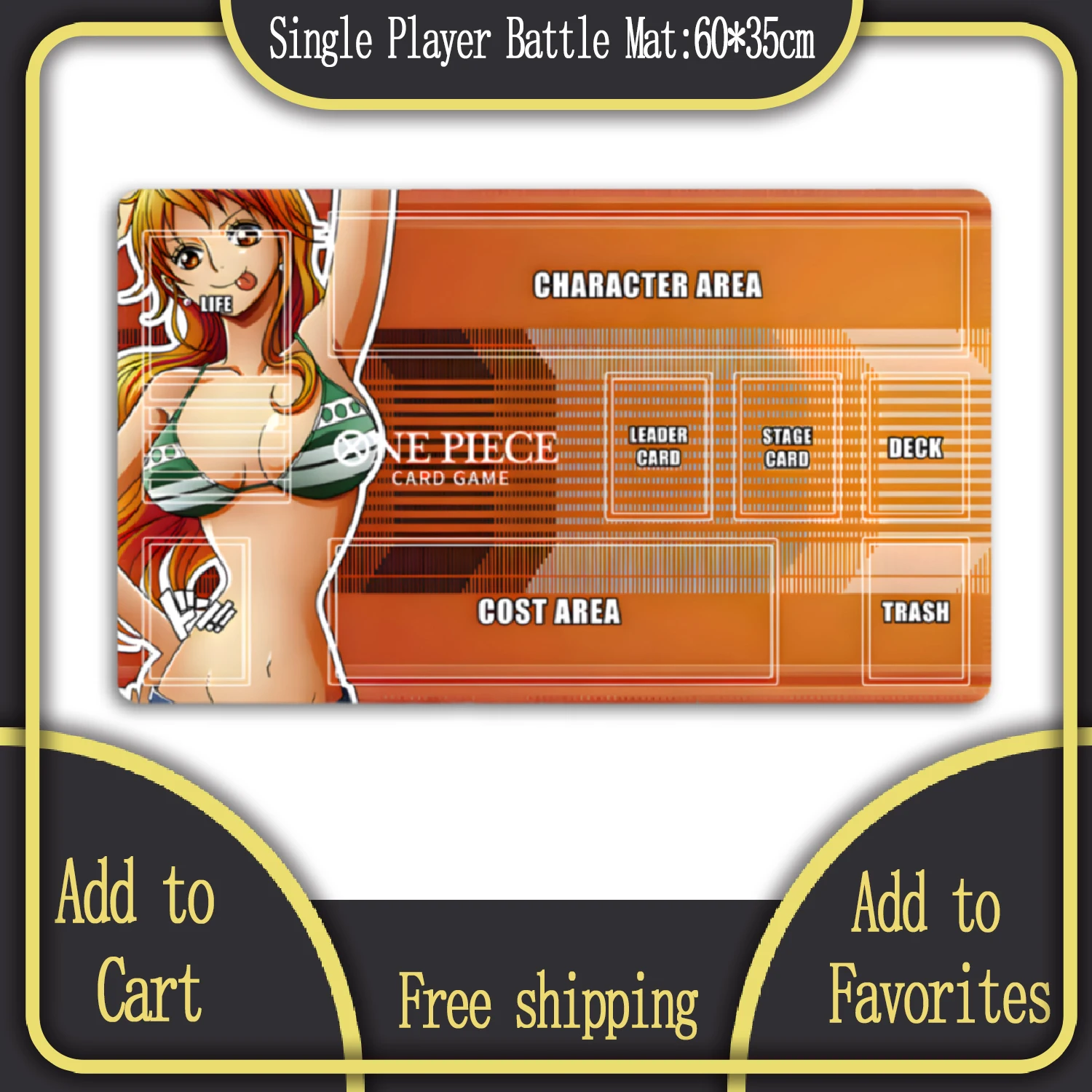 Anime ONE PIECE Card TCG Rufy Zoro Shanks Trading Collection Card Battle Playmat per regalo di Natale ﻿