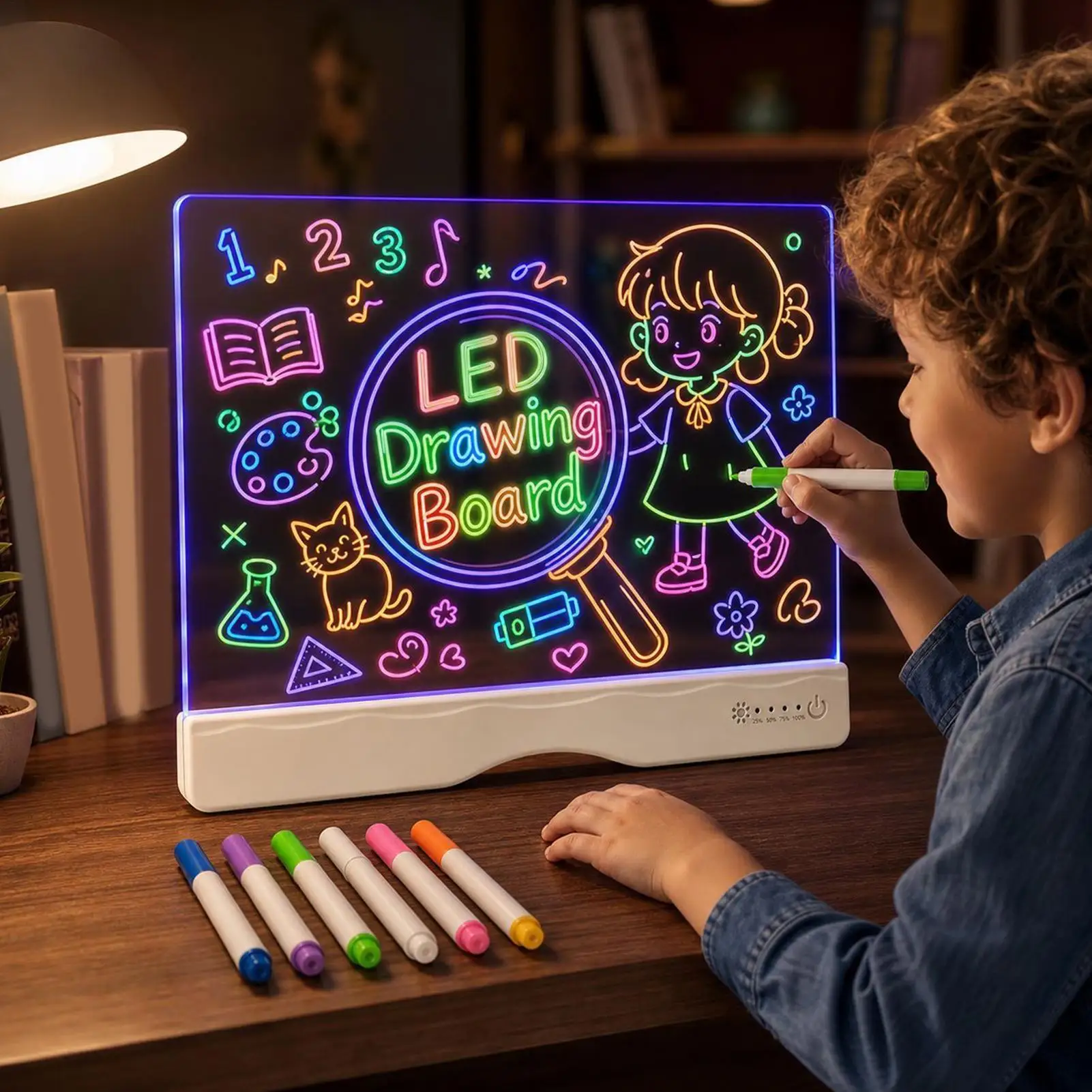 tavola-da-disegno-luminosa-per-bambini-blocco-per-scrittura-ricaricabile-con-pennarelli-lavagna-led-con-13-effetti-per-bambini-ragazze-ragazzi-scuola