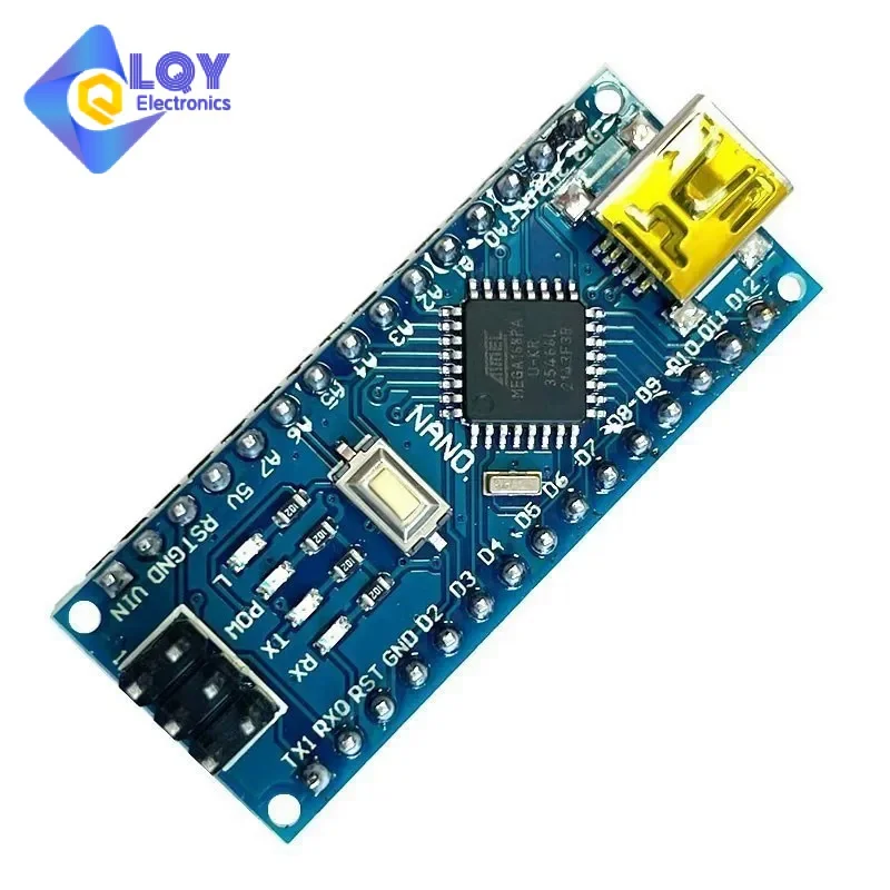 For Nano mini USB With The Bootloader Compatible Red Controller for Arduino CH340 USB driver 16Mhz Nano ATMEGA168P