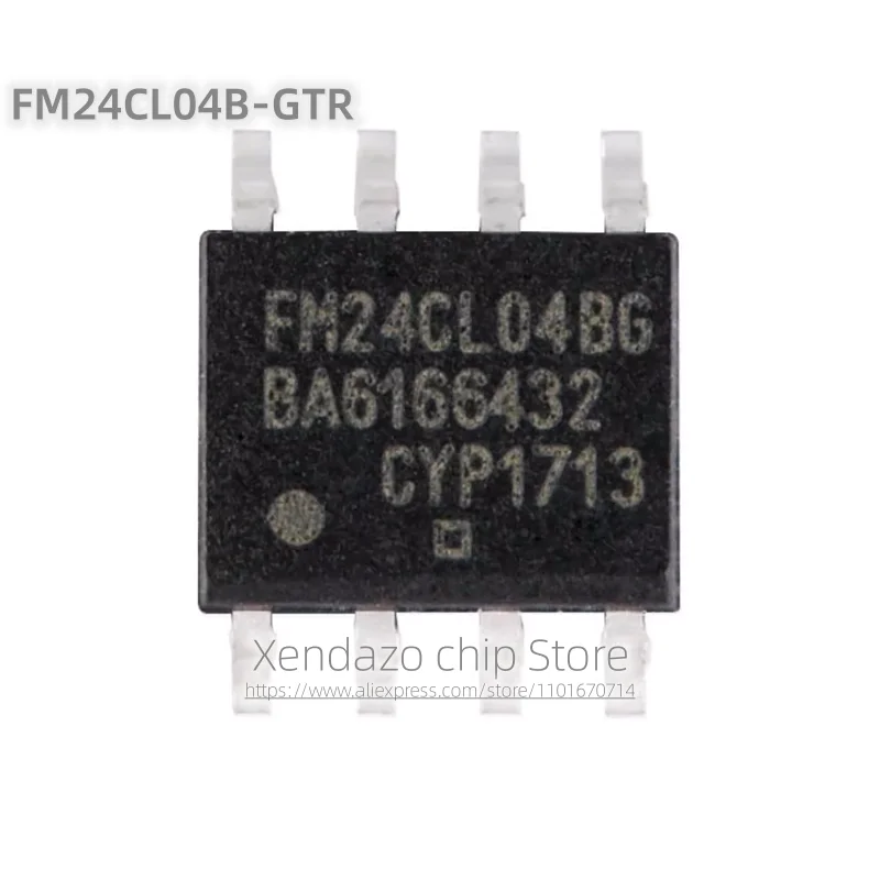 10pcs/lot FM24CL04B-GTR FM24CL04BG SOP-8 package Original genuine I2C interface FRAM ferroelectric memory chip