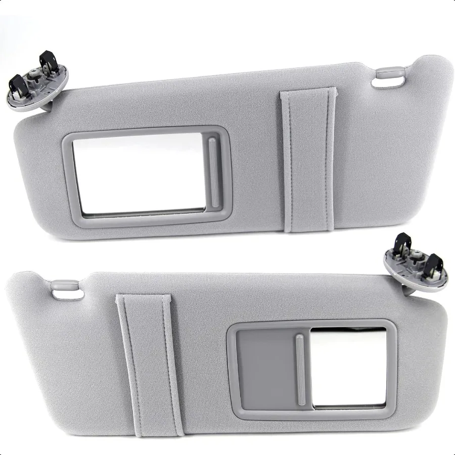 

Pair Sun Visor Left Driver Right Passenger Side Compatible with 2007 2008 2009 2010 2011 Camry Hybrid Without Sunroof and Ligh