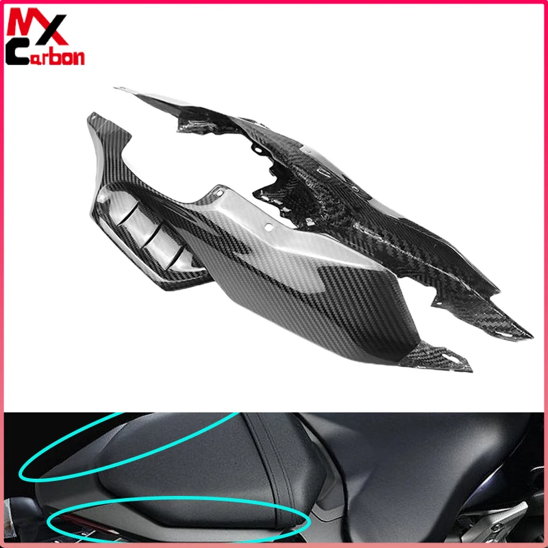 For Yamaha MT07 FZ07 2015 2016 2017 100% Motorcycle   Modification Accessories Carbon Fiber  Tailstock Side Panel