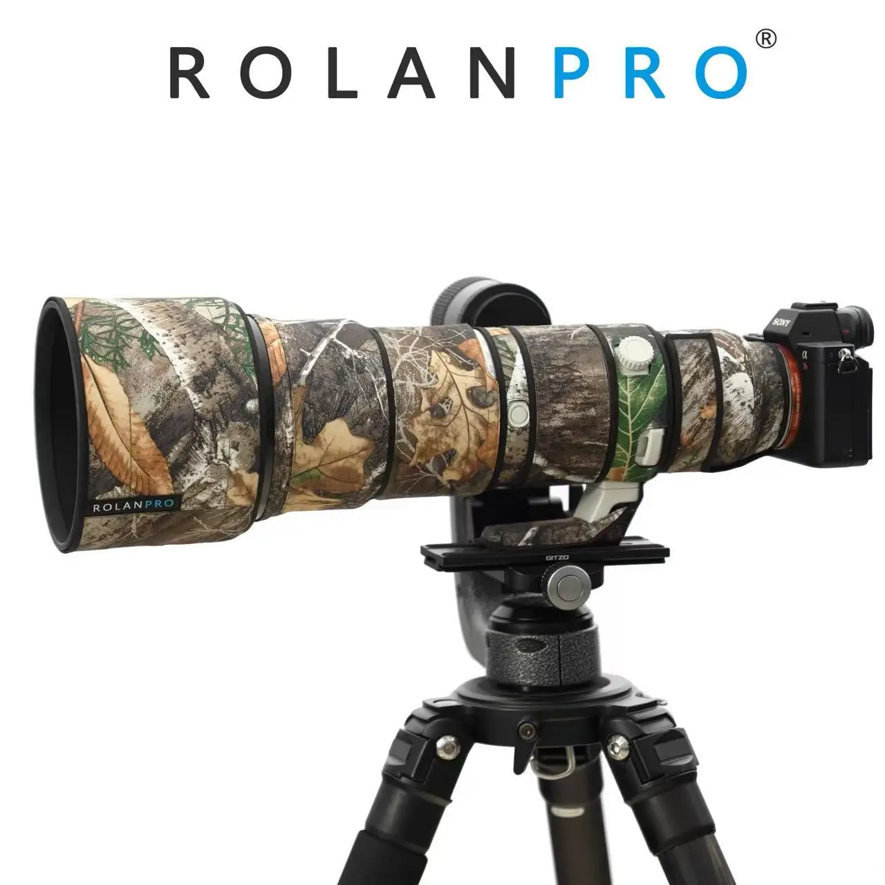 ROLANPRO معطف عدسة التمويه لسوني FE 400-800 مللي متر F6.3-8 G OSS مقاوم للماء غير نافذ للمطر عدسة الغطاء الواقي سوني 400 800