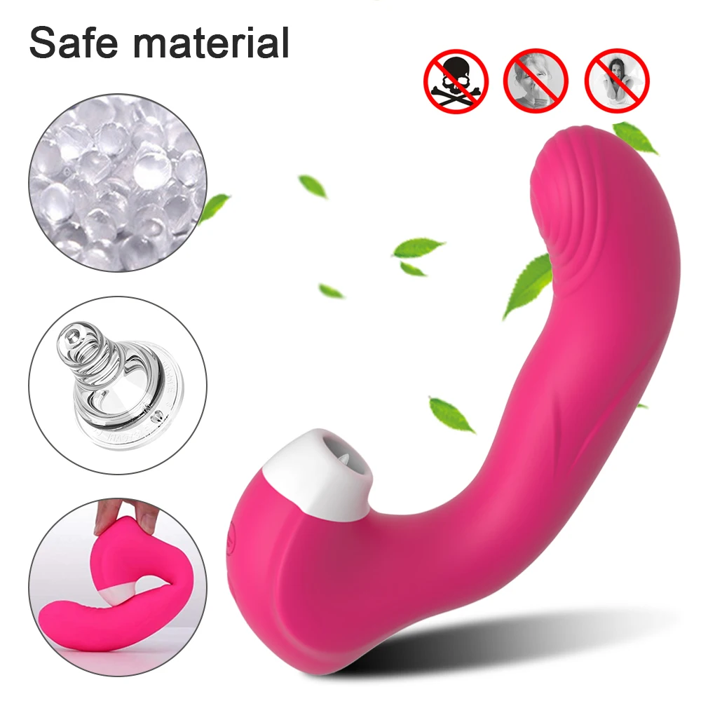 Xbonp Powerful Sucking Vibrator Sex Toy G-Spot Nipple Suction Cup Clitoral Vacuum Stimulator Female Masturbation Adult Sex Toy