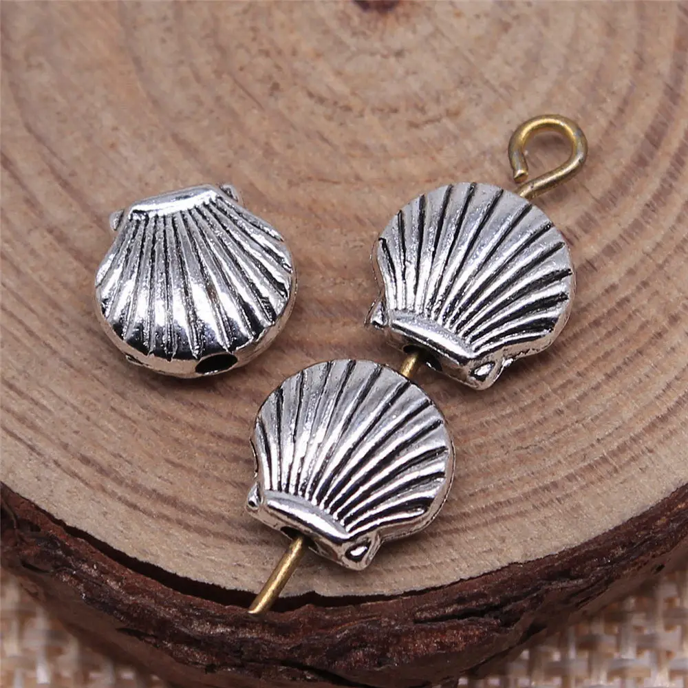 Nail Charms Shell Beads Jewellery 9x8mm 20pcs