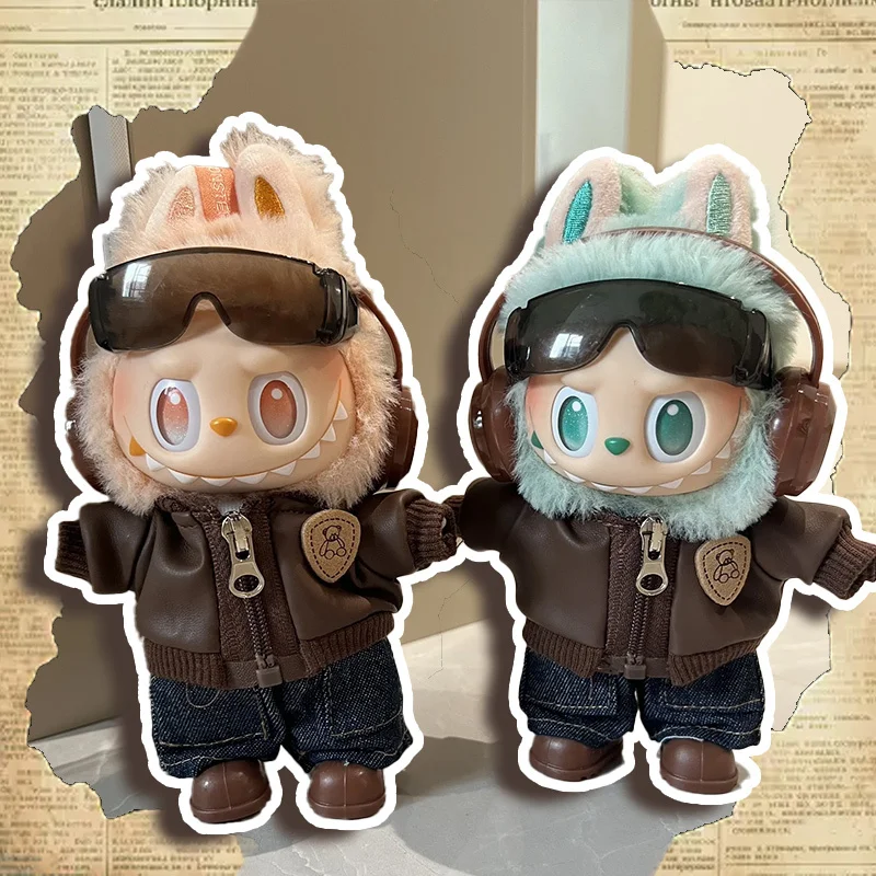 

17cm Labubu Clothes New Arrivals Handmade Outfits Accessories Universal Fit Summer Collection Vinyl Figures Replacement Outfits
