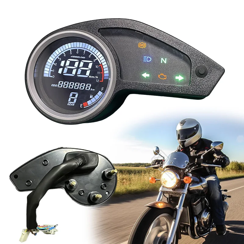 Accesorios para Motocicleta, Velocímetro Digital, Tacómetro, Tablero de Instrumentos para Honda Nxr 150 Nxr150 XR 150 XR150 Italika DM 200 250X