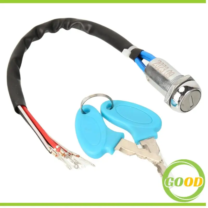 

4 Wire Ignition Key Switch Replacement for 2 Stroke Quad Bike