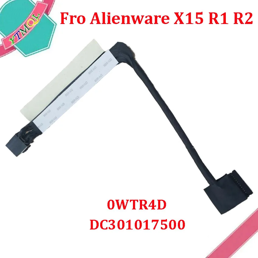 1Pcs New For Dell Alienware X15 R1 R2 0WTR4D DC Power Jack Cable Charging Cable Wire Cord