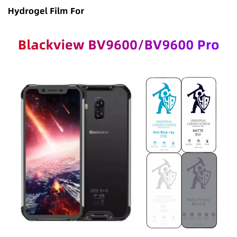 

2pcs Matte Hydrogel Film For Blackview BV9600 HD Screen Protector For Blackview BV9600 Pro Eye Care Privacy Matte Protection