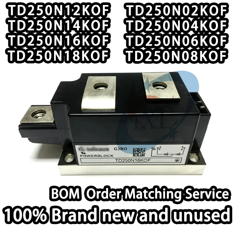TD250N12KOF TD250N14KOF TD250N16KOF TD250N18KOF TD250N02KOF TD250N04KOF TD250N06KOF TD250N08KOF Diode Module