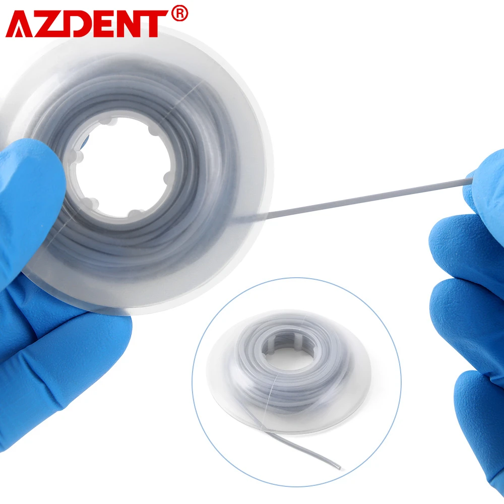 

AZDENT 1 Roll Dental Orthodontic Elastic Archwire Sleeve Tubing 5 Meters Dentist Arch Wire Protective Sleeve Dentistry Accessory