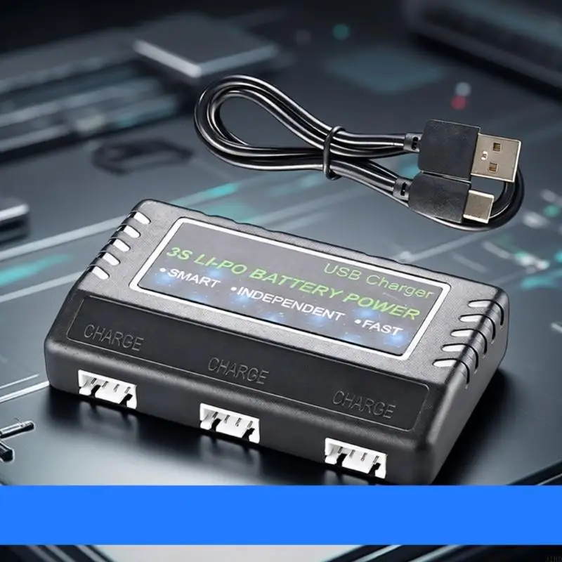 J1HD Efficient 3 Slots 11.1V Battery With 3 Independent Channel Efficient