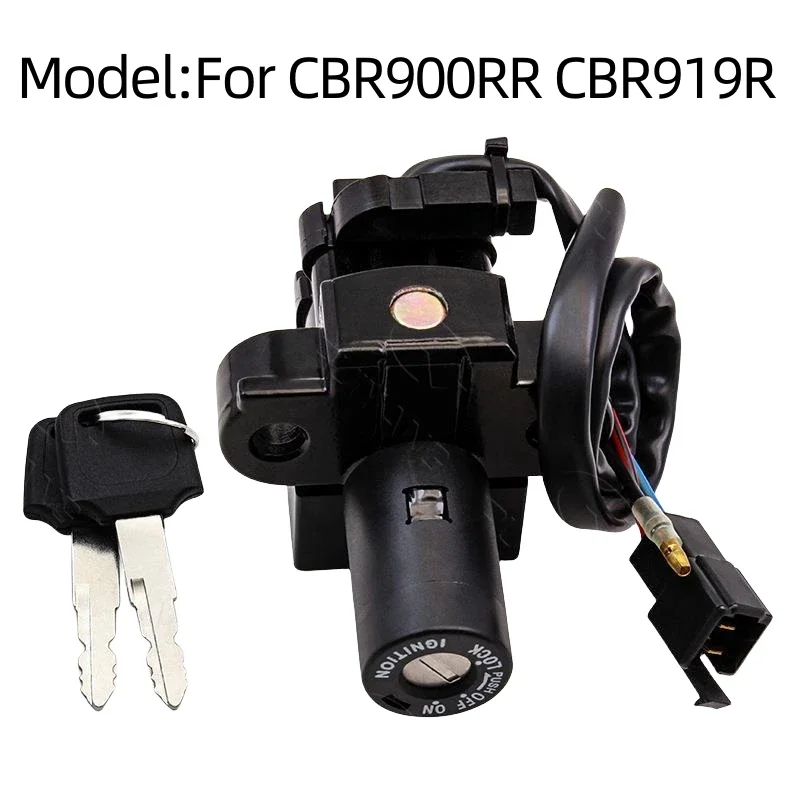 For Honda CBR900RR CBR919RR 1992 - 1999 Motorcycle Accessories Ignition Switch Lock  Key Set CBR900 CBR919 RR