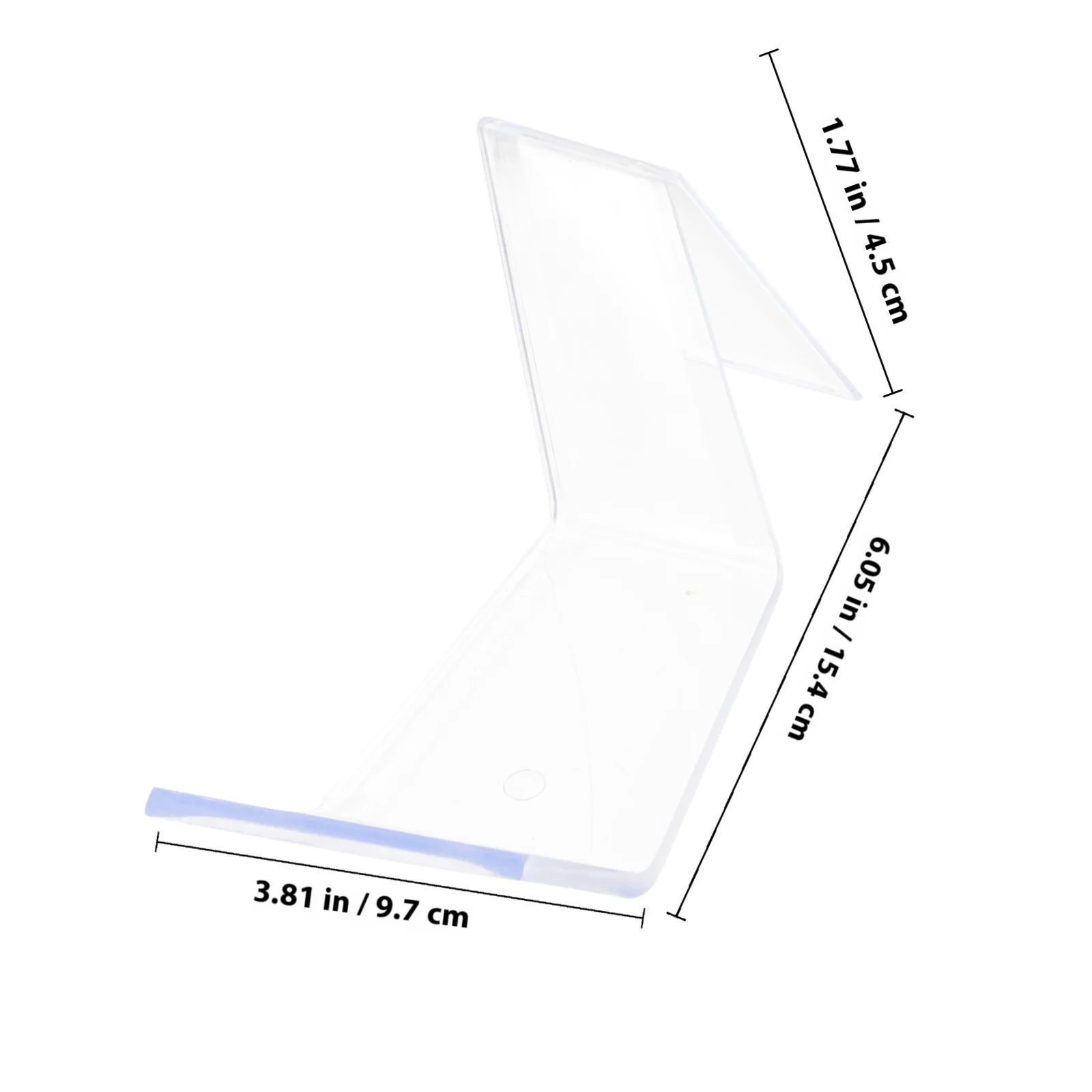 10 Buah Rak Display Akrilik untuk Organizer Tas Dompet, Rak Penyimpanan Transparan, Penyangga Meja, Rak Ritel, Dekorasi Display