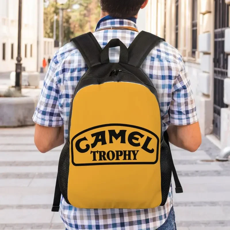 Customized Camel Trophy Logo Laptop Backpack Women Men Casual Bookbag for School College Students Bag