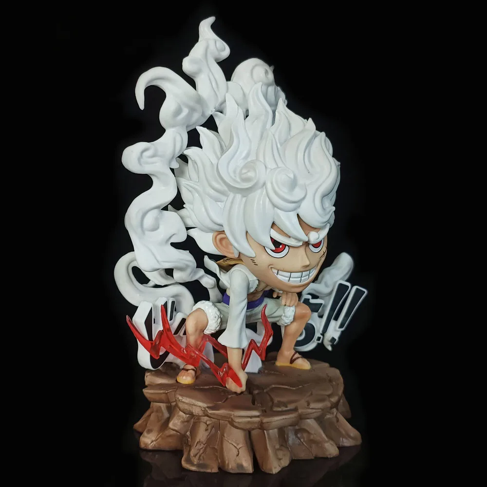 One Piece Anime Figure 16Cm Gear 5 Sun God Nika Luffy Action Figures Pvc Statue Model Doll Collection for Children Birthday Gift