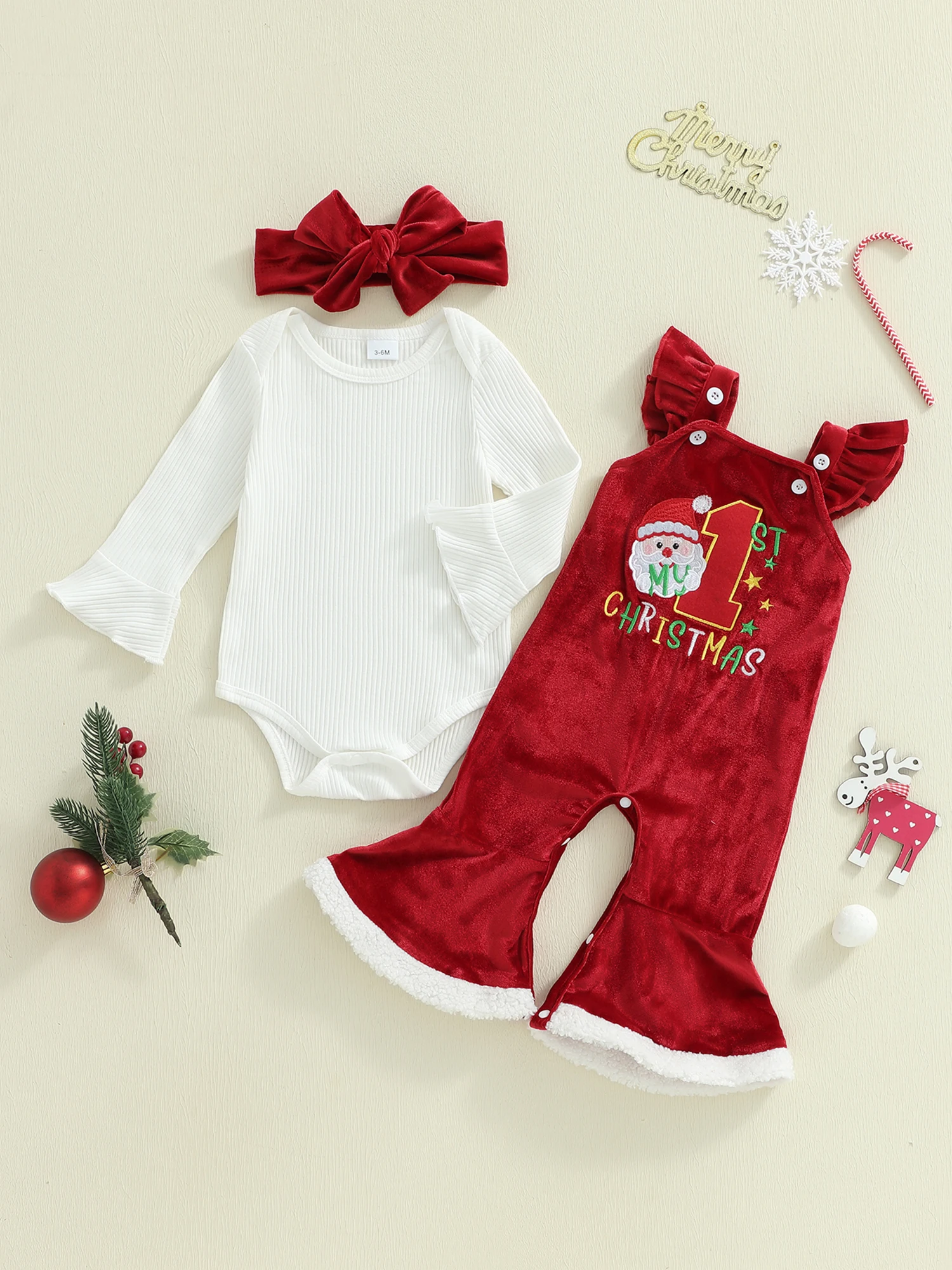 

Рождественские наряды для маленьких мальчиков, клетчатая рубашка на пуговицах, брюки на подтяжках с аппликацией в виде оленя и комплект с галстуком-бабочкой