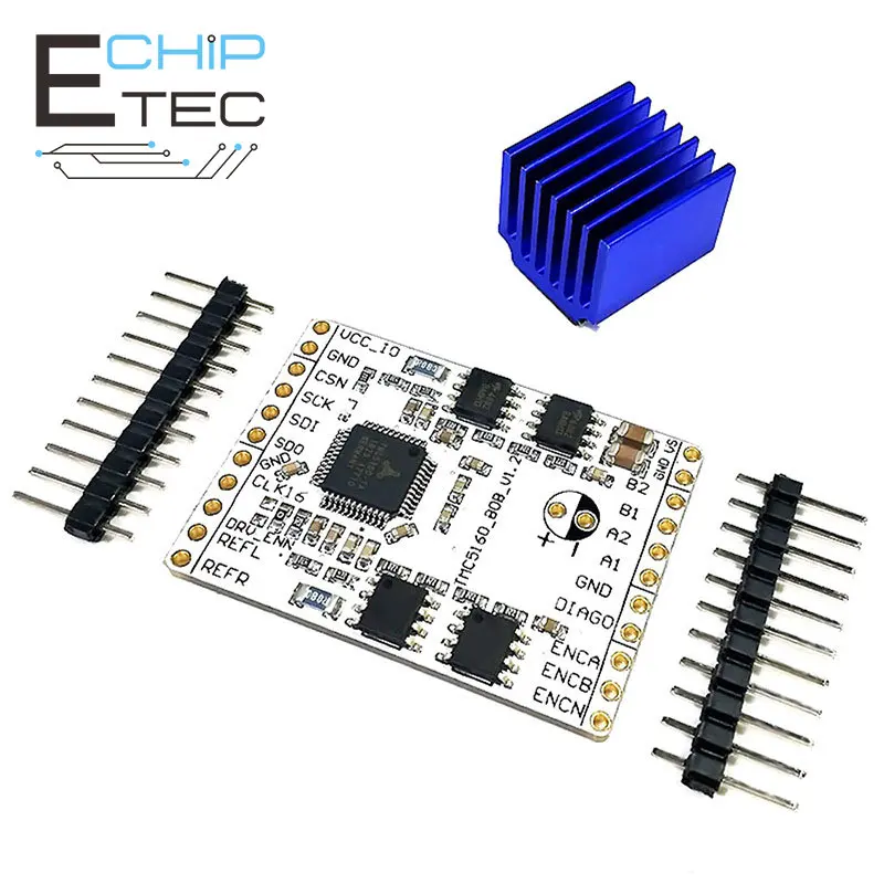 

3D Printer Parts TMC5160-BOB Drive and Control Integrated Stepper Motor Drive Module TMC5160-TA Chip Drive Board