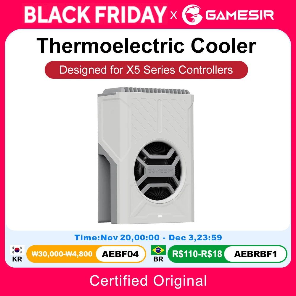 GameSir X5 Lite X5s Bluetooth Gamepads Thermoelectric Cooler FX5 Lite Cooling Fan Gaming Accessories for Mobile Phone
