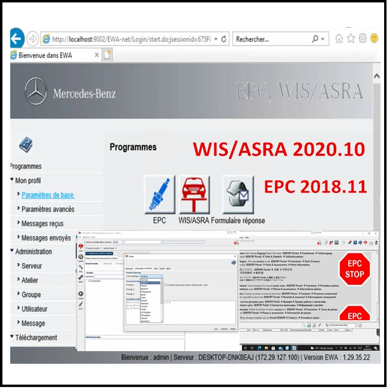 NEW 2020.10 MB WIS/ASRA EPC Workshop Service Repair Manual and Parts Catalog Remote Download Installation and Activation WIS/EPC 