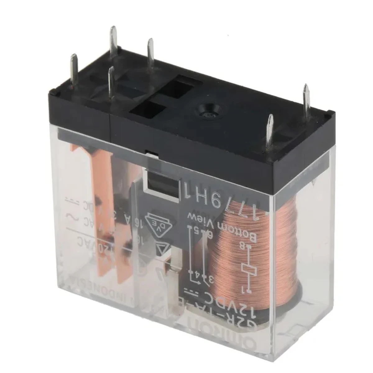 5 шт. оригинальное реле мощности G2R-1A-E G2R-1A-E-DC12 G2R-1A-E-DC24 6-контактное 16A 1 нормально разомкнутое G2R-1A-E-12VDC G2R-1A-E-24VDC 12 В 24 В