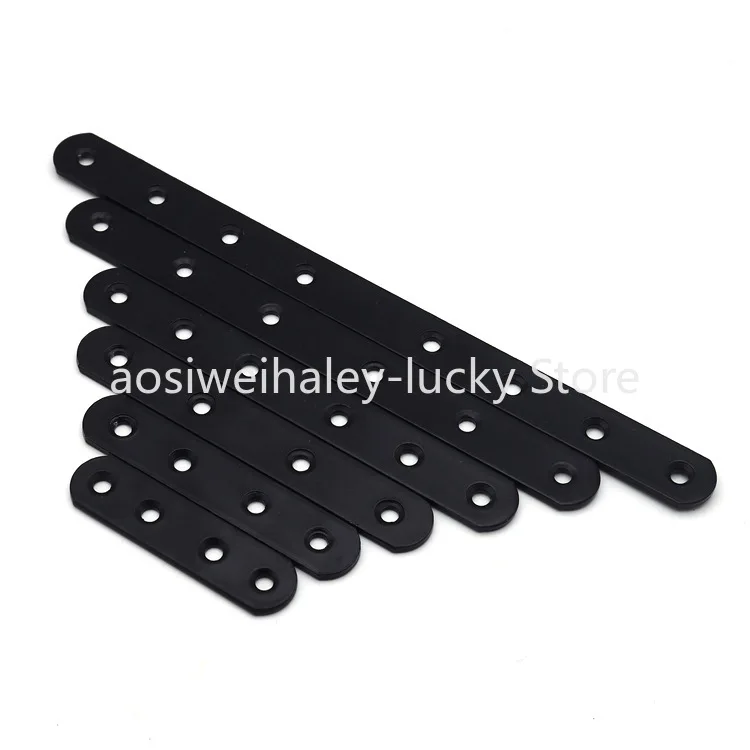 

4 Pcs Wooden Fence Corner Code Flat Bracket Metal Plate Connecting Bookcase Mending Plates for Brackets Post Supports