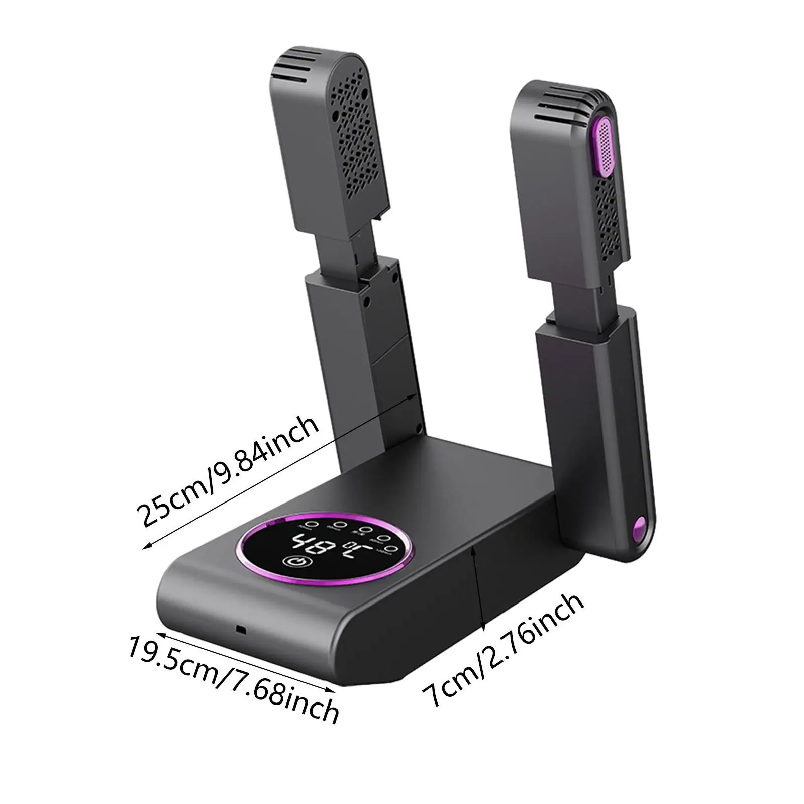 Electric Shoe Dryer 360 Degree with Timer Heat Blower for Hats Travel Gloves