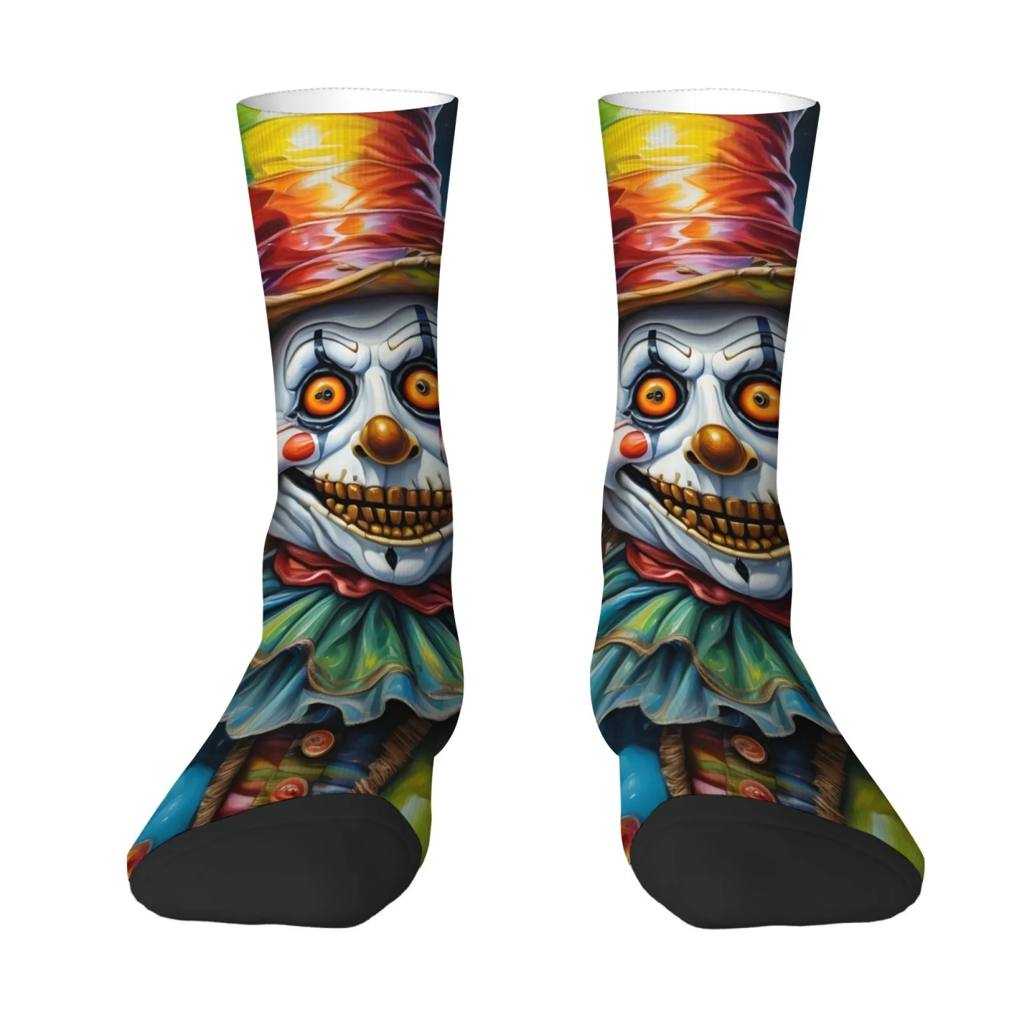 

Funny and Quirky Circus Performer Men's Socks Skin-friendly and Non-slip Socks Street Hip-hop Outdoor Cycling Sports Socks