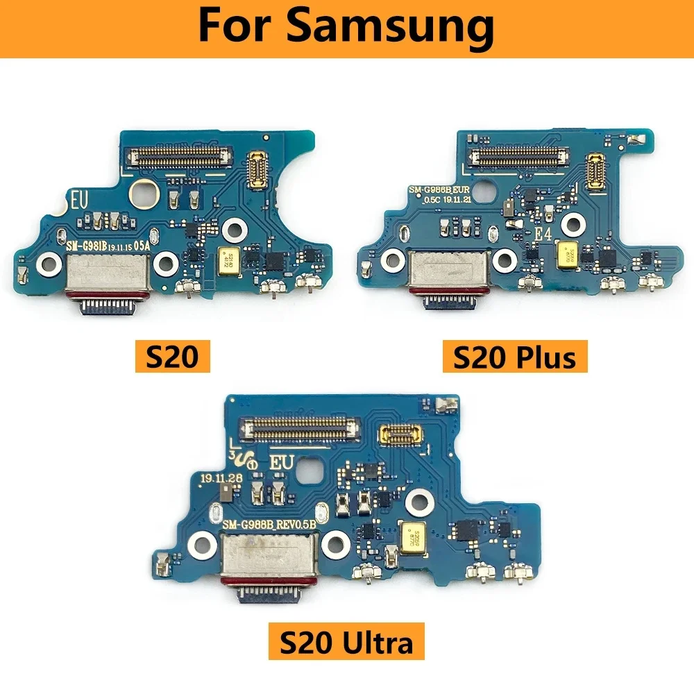 iinsumo USB Charger Charging Port Dock Connector Board Flex Cable For Samsung Galaxy S20 Plus Ultra G986B G988B G981B