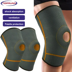 1Pcs Fitness Hardlopen Fietsen Knie Ondersteuning Braces Elastische Neopreen Sport Compressie Knie Pad Sleeve Voor Basketbal Volleybal