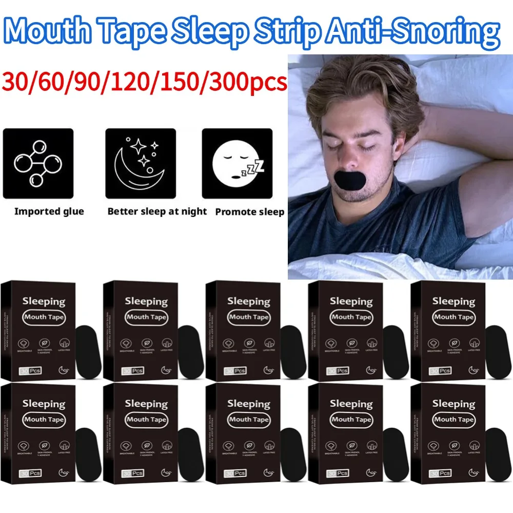 

Mouth Tape Sleep Strip Anti-Snoring Mouth Breathing Tape To Improve Sleep for Snoring Lip Patch Mouth Stickers