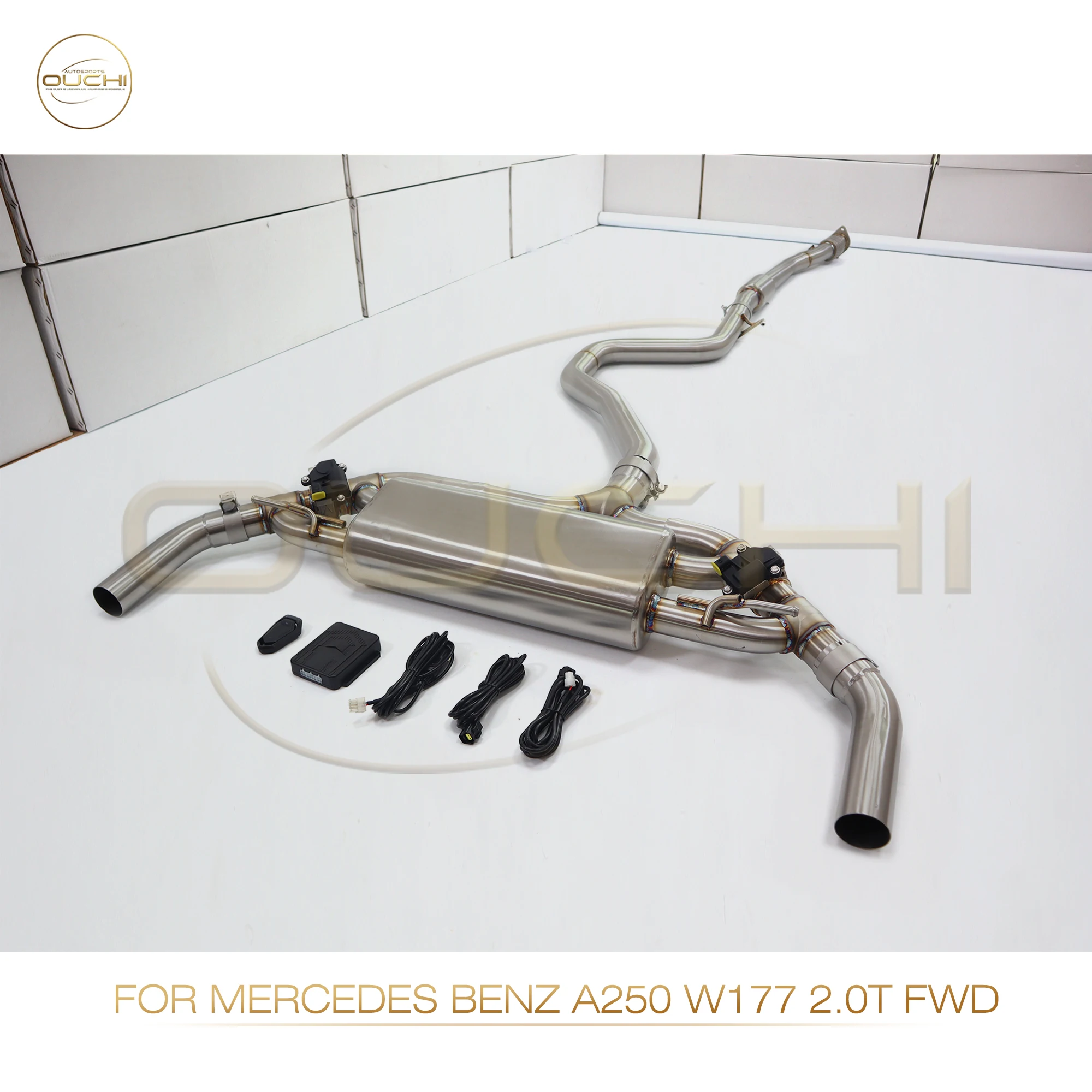 OUCHI Stainless Steel Exhaust System Performance Catback For Mercedes benz A250 W177 2.0T FWD With valve