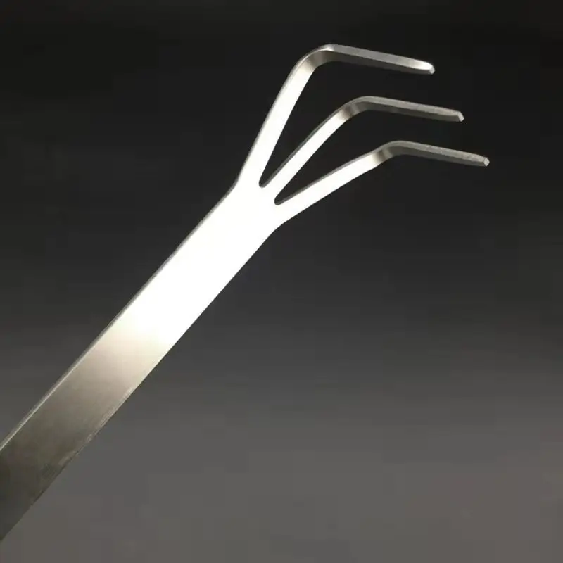 2022 New Multifunctional Stainless Steel Gardening Rake Bonsai Root Loosen Soil Spatula