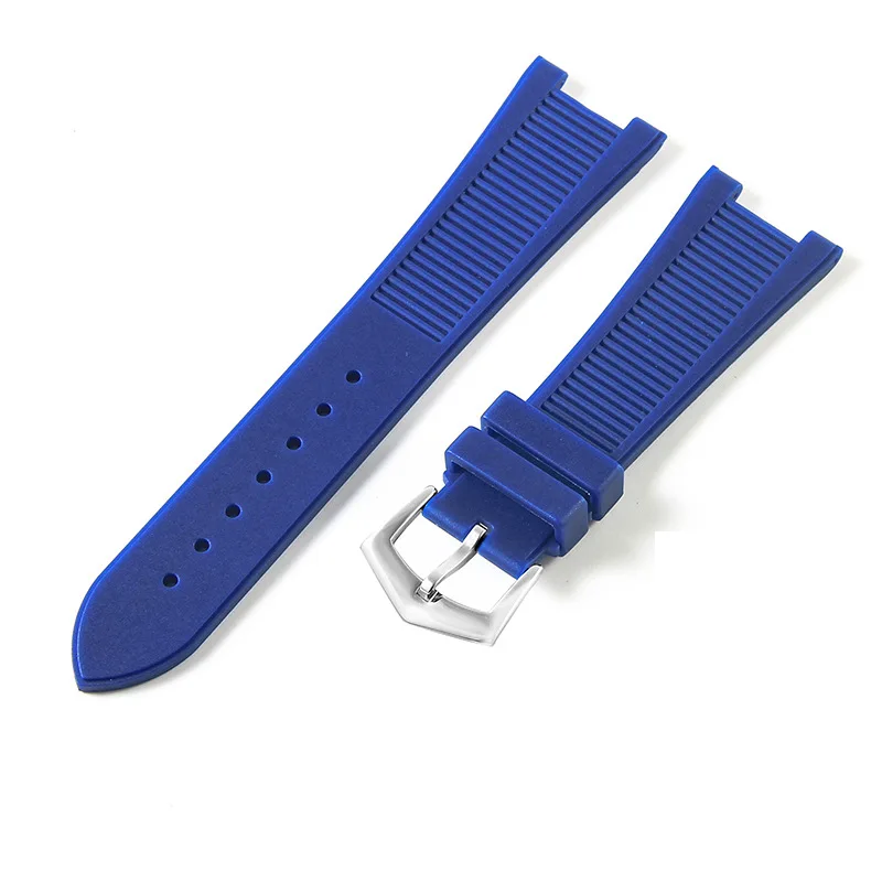Silicone Watch Strap for Patek Philippe 5711 5712G Watchband Special Interface Bracelet Accessories 25mm*13mm Men