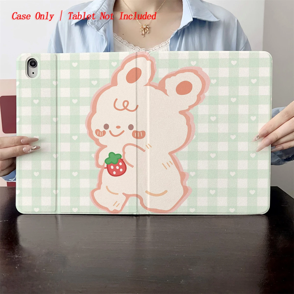 

Печать с узором «Сердце и большой кролик» 2025 года — подходит для чехлов из нескольких планшетов Apple, таких как iPad/iPad pro/iPad air.