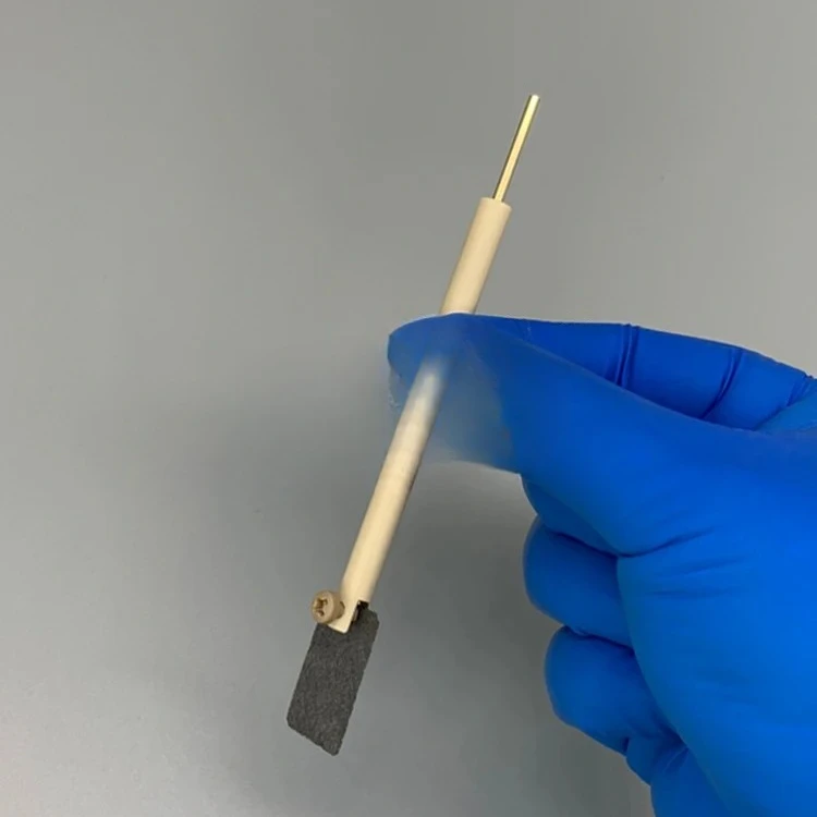 PEEK Diameter Platinum Sheet Electrode Holder Working Electrode Can Hold Carbon Paper, Carbon Cloth and ITO