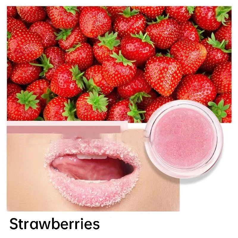 

3-color Private Label 20g Lip Scrub Custom Logo Lips Care Scrub Remove Dead Skin Moisture Repair Hydrated Makeup Wholesale Vegan